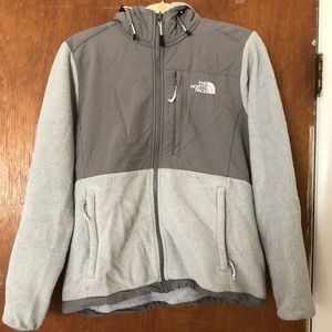 Grey North face jacket